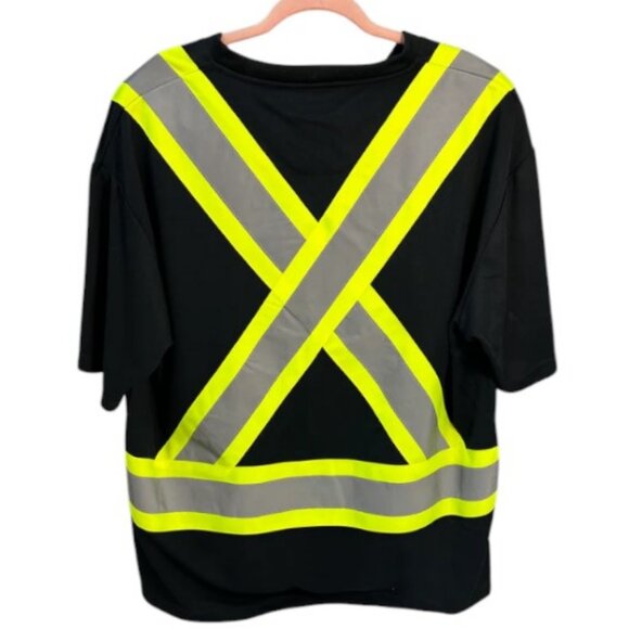 Forcefield 3M black short sleeve with reflective stripe shirt size S/P - Picture 4 of 4